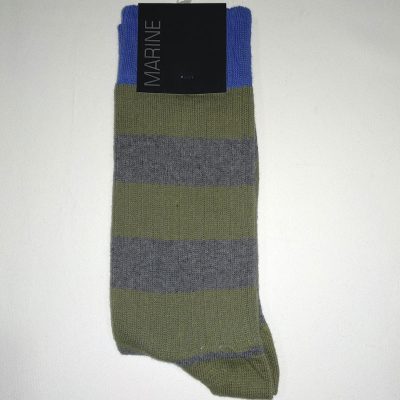 PROMO Calcetin rayas canalé.