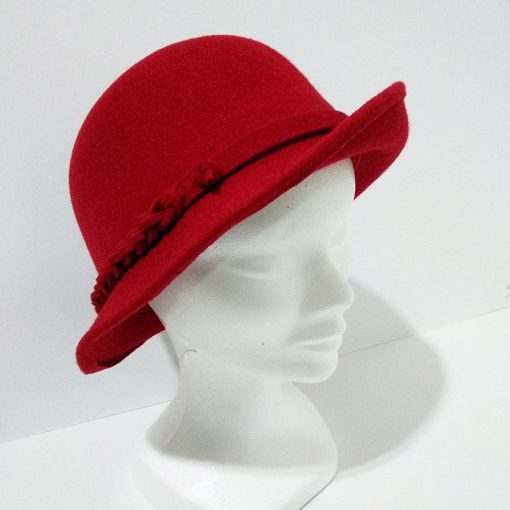 Sombrero mujer rojo