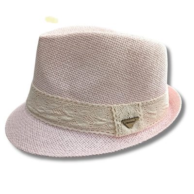 Sombrero borsalino Privata cinta puntilla