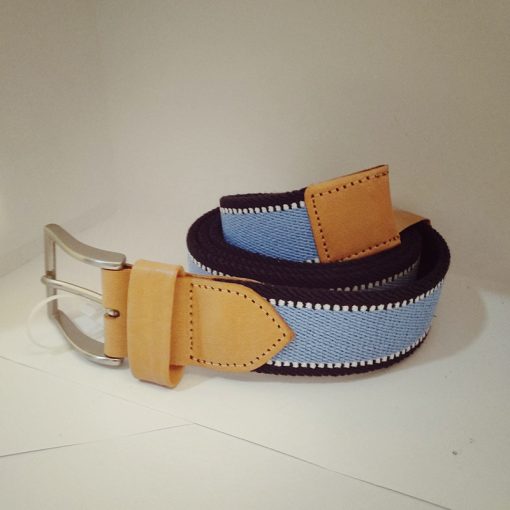 Cinturon elastico azul