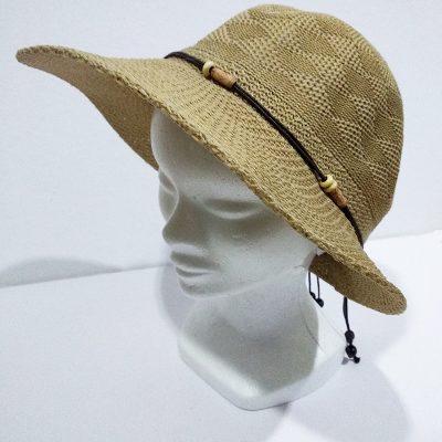 Sombrero rafia beige