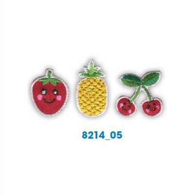 Mini bordados frutas