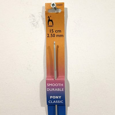 Ganchillo Aluminio Pony 2.5 mm