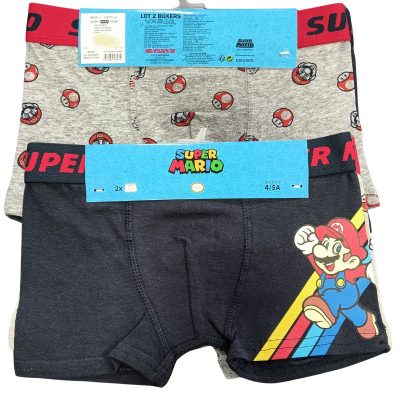 Pack 2 Boxer Super Mario