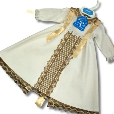 Faldón de Bautizo con Gorro de Punto