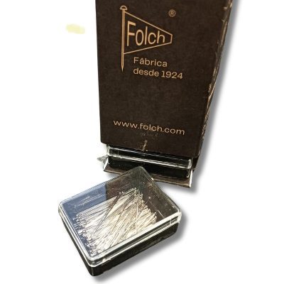 Caja 200 alfileres acero fino