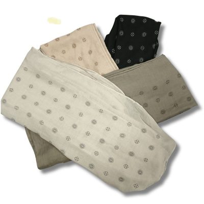 Foulard Étnico Ligero de Algodón y Viscosa