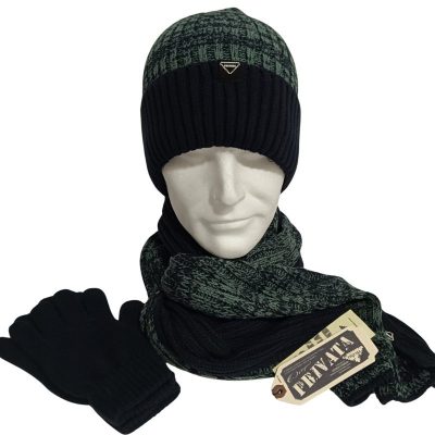 Set 3 Piezas Gorro, Bufanda, Guantes Privata P3676