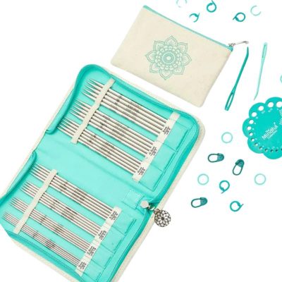 Set de agujas de doble punta KnitPro Mindful Grateful con estuche