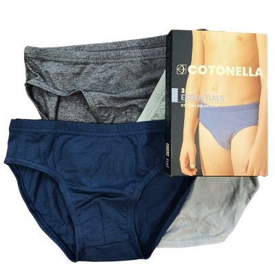 Pack 3 Slips Niño Cotonella AB094 LISO