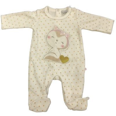 PROMO Pijama Bebe Gatito Talla 0M