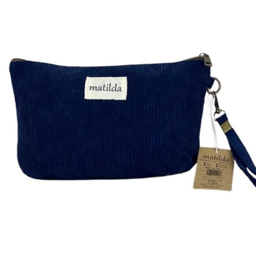 Neceser grande Matilda M101 pana azul 44
