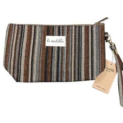 Neceser grande Matilda M101 rayas marron 88