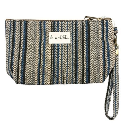 Neceser grande Matilda M101 estampado rayas 87