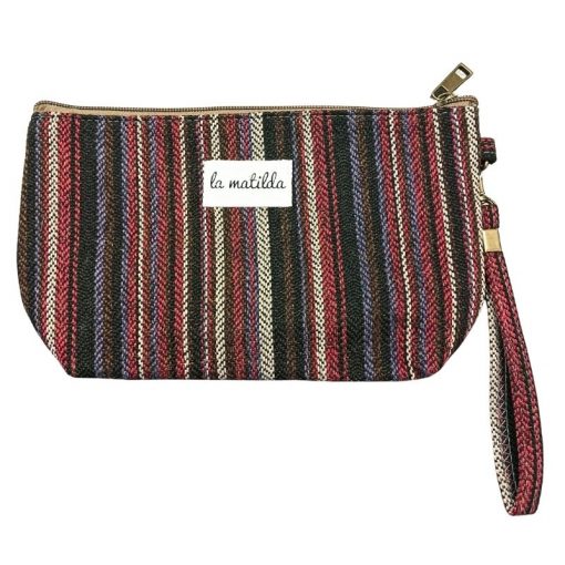 Neceser grande Matilda M101 rayas burdeos 86
