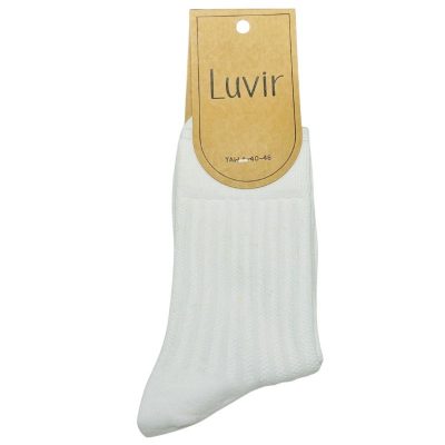 Calcetines reciclados de hombre LV14 con rayas en relieve