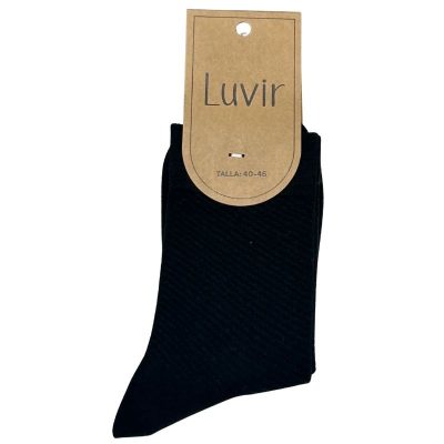 Calcetines reciclados de hombre LV14 con rayas caladas diagonales