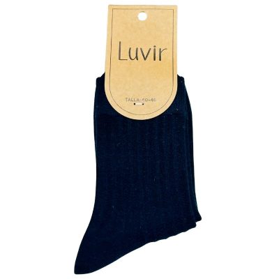 Calcetines reciclados de hombre LV14 con rayas en relieve