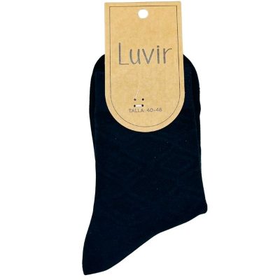 Calcetines reciclados de hombre LV14 con rombos en relieve