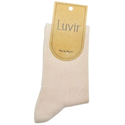 calcetin deportivo algodon rosa