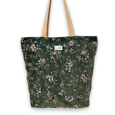 Bolsa grande forest verde M105 estampado 132