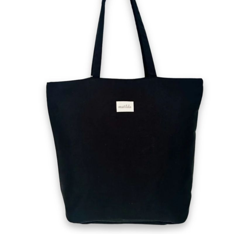 Bolsa grande M105 negro estampado 74