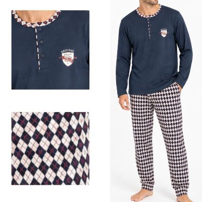 Pijama hombre felpa M2