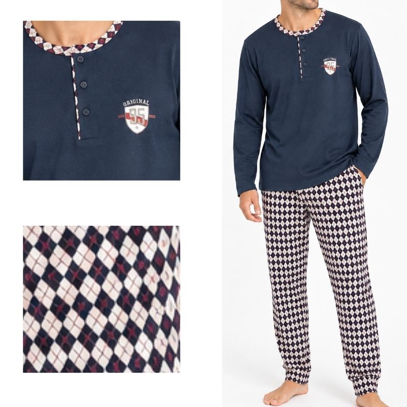 Pijama hombre felpa M2